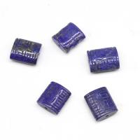 Lapis Lazuli Beads, Kolom, DIY, blauw, 13x11x5mm, Verkocht door PC