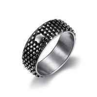 Bague en acier inoxydable, acier inoxydable 316L, poli, normes différentes pour le choix & noircir, couleur originale, Vendu par PC