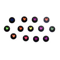 Perline acriliche Jewelry, acrilico, Cuore, DIY, multi-colore, 4x7mm, 3700PC/sol, Venduto da sol