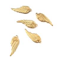 Stainless Steel Pendants Angel Wing plated Sold By PC