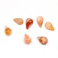 Prirodni Red ahat perle, Red Agate, Cvijet Bud, možete DIY, miješana boja, 16x10mm, Prodano By PC