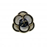 Lo zinco in lega Stud Earring, lega in zinco, with smalto, Fiore, placcato, per la donna, nessuno, 13x13mm, Venduto da coppia