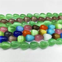 Cats Eye Jewelry Beads Teardrop polished DIY Sold Per 38 cm Strand