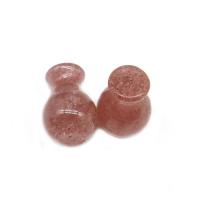 Grânulos de quartzo natural jóias, Morango Quartz, Vaso, DIY & não porosa, vermelho, 19x13mm, vendido por PC