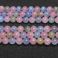 Morganit Bead, Rund, polerad, DIY, flerfärgad, Såld Per 39 cm Strand