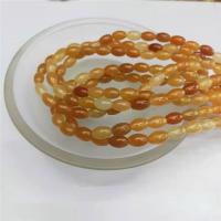 Lettere Imperial Jade Bead, Ris, poleret, du kan DIY, flere farver til valg, Solgt Per 38 cm Strand