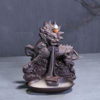 Backflow Incense Burner Purple Clay plated for home and office & durable Sold By PC