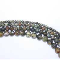 Kambaba Jasper Beads Round DIY mixed colors Sold Per 40 cm Strand