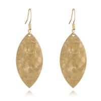 Brass Drop Earring fashion jewelry & for woman golden Sold By Pair