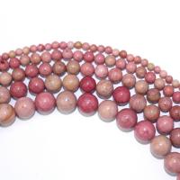 Rodonit Korálky, Rhodonite, Kolo, DIY, červený, Prodáno za 40 cm Strand