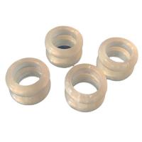 Resin ringen, Hars, Ronde, voor vrouw, wit, 20x20mm, Binnendiameter:Ca 1.7mm, 50pC's/Bag, Verkocht door Bag