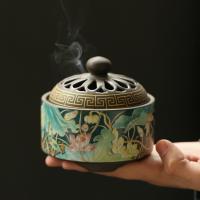 Traditional Ceramic Inserted Burner Incense Seat Porcelain plated for home and office & durable Sold By PC