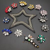 Cucire -on patch, Feltro, with Perle di vetro & strass, DIY & stili diversi per la scelta, 10PC/lotto, Venduto da lotto