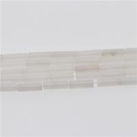 Natural Jade Beads Column polished DIY white Sold Per 39 cm Strand