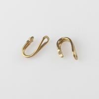 Trendy ear cuffs, Messing, voor vrouw, oorspronkelijke kleur, 12x6x2mm, Verkocht door PC