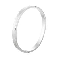 Rustfrit stål Bangle, Stainless Steel, for kvinde, oprindelige farve, Solgt af PC