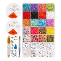 vetro Set braccialetto fai-da--, DIY, multi-colore, 222x130x22mm, 3mm, Venduto da set