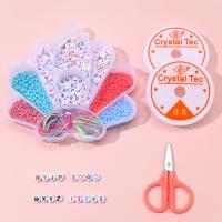 Acrylic DIY Bracelet Set with Polypropylene(PP) with letter pattern multi-colored Sold By Set