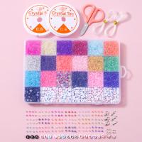 アクリル DIYブレスレットセット, とともに ポリプロピレン(PP), 文字パターンを持つ, 彩色, 190x130x20mm, 売り手 セット