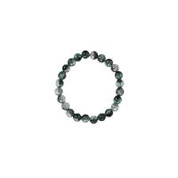 Quartz Bracelets Green Phantom Quartz polished Unisex green Length Approx 7.48 Inch Sold By PC