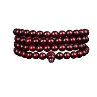 108 Mala Beads Pterocarpus Santalinus Round Unisex Sold By Strand