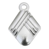 Bijoux pendentifs en acier inoxydable , DIY, couleur originale, 9x13x1mm, Trou:Environ 1mm, Vendu par PC