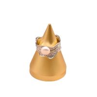 Slatkovodni Pearl Finger Ring, 925 Sterling Silver, s Slatkovodni Pearl, Podesiva & za žene, srebro, 30mm, Prodano By PC