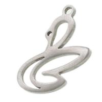 Rustfrit stål Animal Pendler, Stainless Steel, oprindelige farve, 13x14x1mm, Solgt af PC