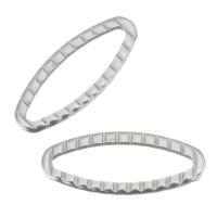 Rustfrit stål Linking Ring, Stainless Steel, Runde, du kan DIY, oprindelige farve, 10x4x0.5mm, Solgt af PC