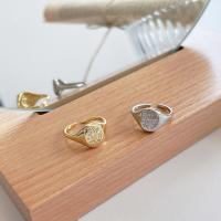 Messing Cuff fingerring, forgyldt, Justerbar & for kvinde, flere farver til valg, Solgt af PC