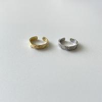 metal Anillo de dedo Cuff, chapado, Ajustable & para mujer, más colores para la opción, Vendido por UD