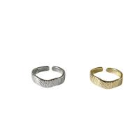 Messing Cuff fingerring, forgyldt, Justerbar & for kvinde, flere farver til valg, Solgt af PC