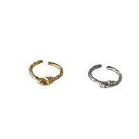 Brass Cuff Finger Ring plated Adjustable & for woman Sold By PC