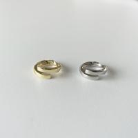 Messing Manchet Finger Ring, plated, Verstelbare & voor vrouw, meer kleuren voor de keuze, Verkocht door PC