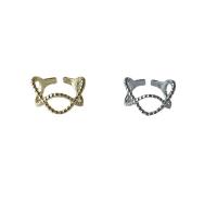 ottone Anelli Cuff, placcato, Regolabile & per la donna & cavo, nessuno, Venduto da PC