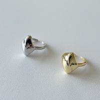 Messing Cuff fingerring, forgyldt, Justerbar & for kvinde, flere farver til valg, Solgt af PC