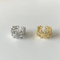 Žalvarinis Cuff Finger Ring, padengtą, Reguliuojamas & moters & tuščiaviduris, daugiau spalvų pasirinkimas, Pardavė PC