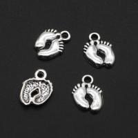 Zinc Alloy Pendants Foot original color 13mm Approx Sold By Bag