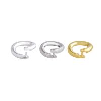 Argento 925 Jump Ring, 925 sterline d'argento, placcato, DIY, nessuno, 7x7x1.20mm, Foro:Appross. 4.2mm, Venduto da PC