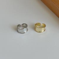 Messing Manchet Finger Ring, plated, Verstelbare & voor vrouw, meer kleuren voor de keuze, Verkocht door PC