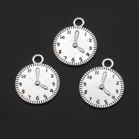 Pendentifs en alliage de zinc, horloge, couleur originale, 24mm, Environ 333PC/sac, Vendu par sac