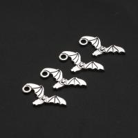 Zinc Alloy Animal Pendants Bat original color 20mm Sold By Bag