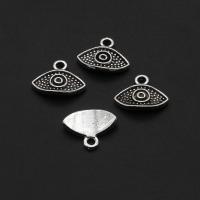 Sinc Alloy Pendants, Eye, dath bunaidh, 14mm, 1000ríomhairí pearsanta/Mála, Díolta De réir Mála