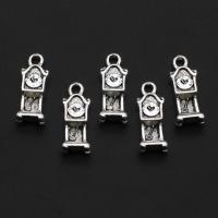 Zinc Alloy Pendants Clock original color 20mm Approx Sold By Bag