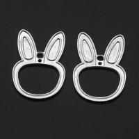 Zinc Alloy Animal Pendants Rabbit original color 38mm Approx Sold By Bag