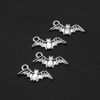 Zinc Alloy Animal Pendants Bat original color 20mm Sold By Bag