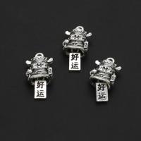 Zinc Alloy Pendants God of Wealth original color 23mm Approx Sold By Bag