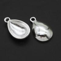 Zinc Alloy Pendants Teardrop original color 26mm Approx Sold By Bag