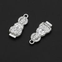 Sinc Alloy Pendants, dath bunaidh, 27mm, Thart 333ríomhairí pearsanta/Mála, Díolta De réir Mála