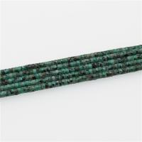 Turquoise na hAfraice Bead, Bonn, snasta, glas, 2x4mm, 5Snáitheanna/Lot, Díolta De réir Lot